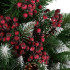 Mākslīgais dekoratīvais pīlādžu koks, matēts zariņš Springos CA0744 12mm, 10-11cm, 20 gab, tumši sarkans.