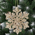 Ziemassvētku rotājums-sniegpārsla Springos CA0718 6cm 8 gab