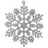 Ziemassvētku dekorācija-sniega pārslas Springos CA0749 10cm 12gab