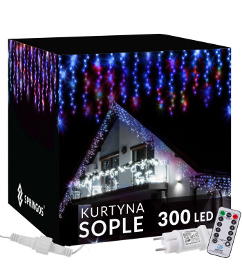 Ziemassvētku lampiņas Springos CL0307 300 Led