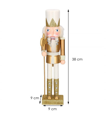 Ziemassvētku dekorācija-Riekstkodis Springos CA0916 38cm