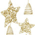 Ziemassvētku dekorācija zvaigzne Springos CA0785 14x27cm