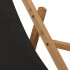 Impregnēts krēsls ar roku balstiem Springos DC006 OXFORD01 melns
