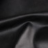 Elastīgs ādas krēsla pārvalks - melns