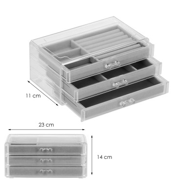 Juvelierizstrādājumu organizators Springos HA1045 23x14x11cm