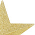 Ziemassvētku eglītes galotne Springos CA1195 15 cm , zelta