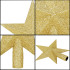 Ziemassvētku eglītes galotne Springos CA1195 15 cm , zelta
