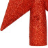 Ziemassvētku eglītes galotne Springos CA1196 15 cm , sarkana
