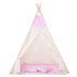 Tipi telts Springos TIP12, rozā