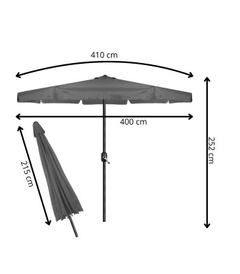 Dārza lietussargs Springos GU0040 400 cm