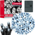 Ziemassvētku eglīšu lampiņas 100 led Springos CL0127 auksti balts 8,5 m