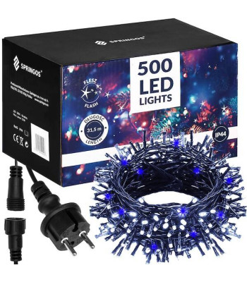 Ziemassvētku eglīšu lampiņas CL0533 Springos 500 led 31,5 m