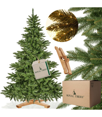 CT0195 Mākslīgā Ziemassvētku eglīte 220 cm Premium Royal Trees, dabīgā egle, kā dzīvē