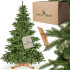 CT0195 Mākslīgā Ziemassvētku eglīte 220 cm Premium Royal Trees, dabīgā egle, kā dzīvē