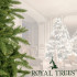 CT0194 Mākslīgā egle 180 cm Premium Royal Trees, dabīgā egle ar koka statīvu