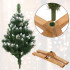 CT0189 Mākslīgā Ziemassvētku eglīte 150 cm Premium Royal Trees, sniegota dimanta priede ar čiekuriem