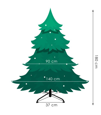 Ziemassvētku eglīte CT0148 180cm