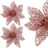 Ziemassvētku rotājums "Poinsettia" Springos CA0724 11x11 cm