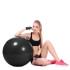 Springos Fitness Bumba FB0015 85 cm ar Pumpi - Melna