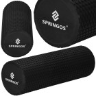 Springos® masāžas un muskuļu atjaunošanas rullis 45x15 cm, melns