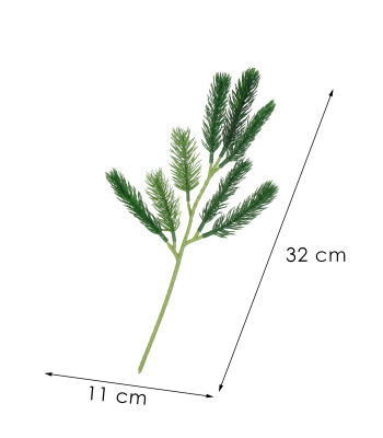 Ziemassvētku zars skuju mākslīgā dekorācija Springos CA1311 32 cm