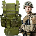 Taktiskā aizsargvestes MOLLE airsoft