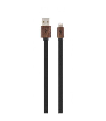 Pīts kabelis USB / Lightning 1m, melns