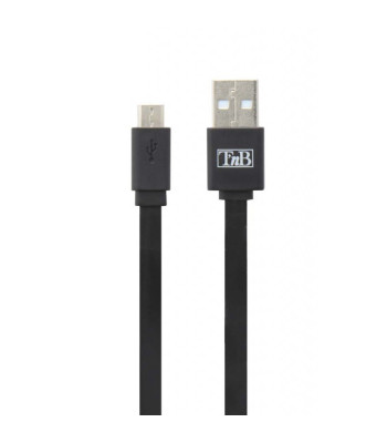 USB / Micro USB kabelis 30 cm (melns)