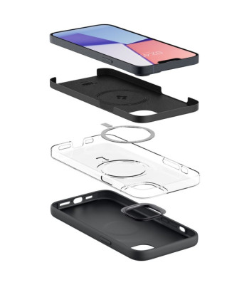 Spigen maciņš Silicone Fit Mag Magsafe iPhone 14 Plus 6.7 melns