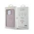 Guess futrālis iPhone 15 Pro 6.1 GUHMP15LPSAHMCP rozā PU Saffiano Magsafe
