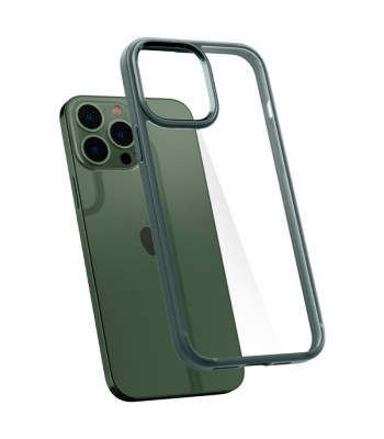 Spigen Case Ultra Hybrid tālrunim iPhone 13 Pro 6.1 Midnight Green