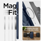 Spigen maciņš Mag Armor Magsafe priekš iPhone 15 6.1 tumši zils
