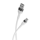 Forever Flexible kabelis USB - USB-C 1,0 m 3A balts