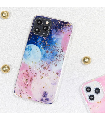 zelta Glam telefona maciņš iPhone 13 6.1 Galactic