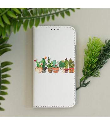 Smart Trendy Cactus 1 telefona maciņš priekš Samsung Galaxy S23 Ultra