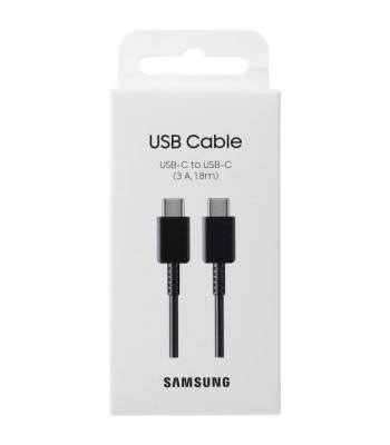 Samsung USB-C kabelis - USB-C 1,8 m melns