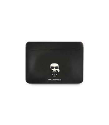 Karl Lagerfeld futrālis KLCS16PISFBK 16” melns Saffiano Iconic