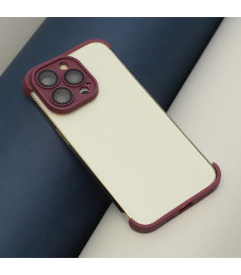 TPU mini bamperi ar kameras aizsardzību iPhone 12 Pro 6,1 cherry