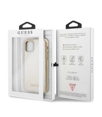 Guescent Case iPhone 11 Pro GUHCN58IGLGO Gold Hard Case zaigojošs