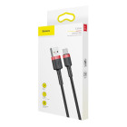 Baseus kabelis Cafule USB - USB-C 2,0 m 2A sarkans-melns