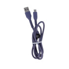 Maxlife MXUC-04 kabelis USB - microUSB 1.0 m 3A violets