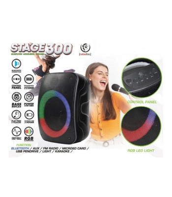 Rebeltec Bluetooth skaļrunis STAGE 300 melns