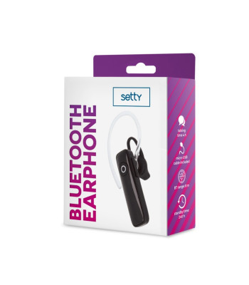 Setty Bluetooth austiņas SBT-01 melnas