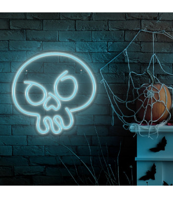 Neona PLEXI LED GRAFFITI SKULL tirkīza FPNE15 Forever Light