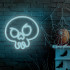 Neona PLEXI LED GRAFFITI SKULL tirkīza FPNE15 Forever Light