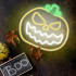 Neona PLEXI LED ANGRY PUMPKIN dzeltens balts FPNE14 Forever Light