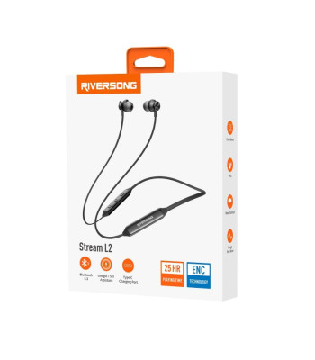 Riversong Bluetooth austiņas Stream L2 melnas EA509