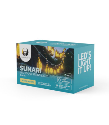 SUNARI saules gaismas LED FLS-86 30LED 6.5m 600mAh Li-Ion ever Light