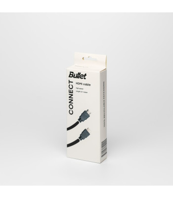 "Bullet" kabelis HDMI-HDMI, 1m