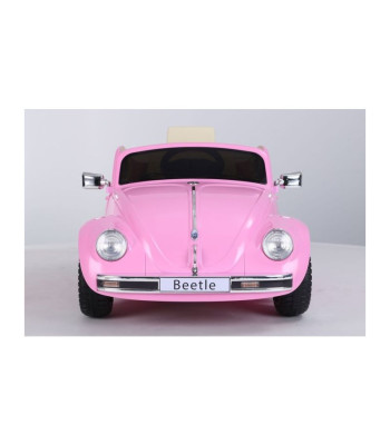Bērnu elektroauto Beetle 12V, rozā